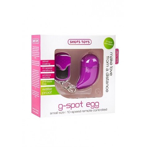 Фиолетовое виброяйцо G-spot Egg Small