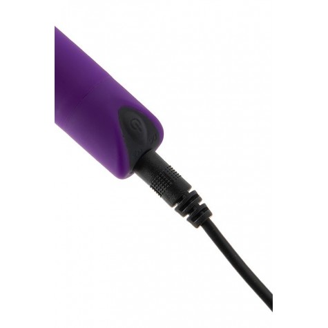 Фиолетовый мини-вибратор POWERFUL BULLET